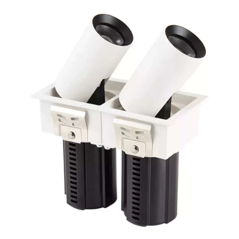 Spot de Embutir Led Aiva Duo 2700K 2*7W IRC97 Branco 6481