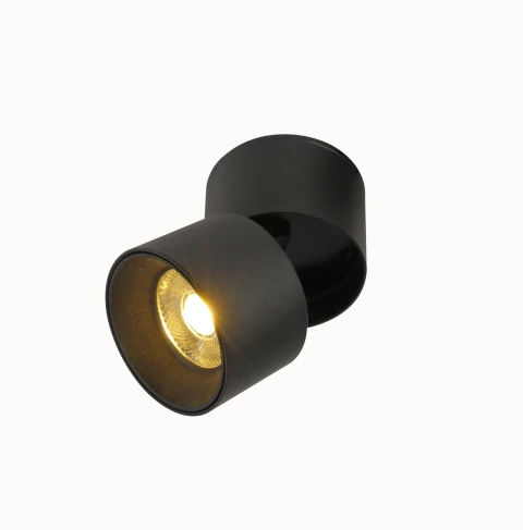 Spot de Sobrepor LED Integrado 10W 3000K Biv Preto Nordecor Alny 2135