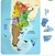 Mapa de Argentina Encastre de Madera en internet