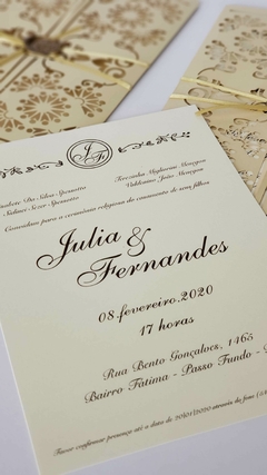 Convite Julia e Fernandes