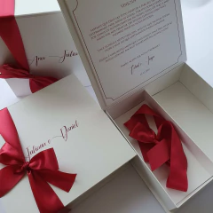 Caixa Carol e Thiago - SC Convites e Gifts Personalizados