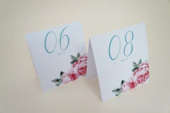 Marcador de mesa numeral - SC Convites e Gifts Personalizados