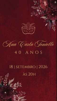Convite Animado Ana Carla