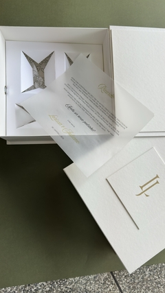 Caixa Larissa e Juliano - SC Convites e Gifts Personalizados