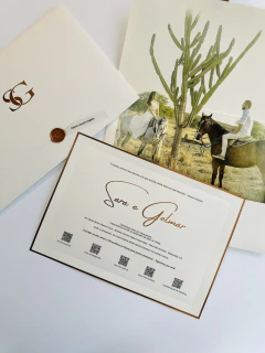 Convite Sara e Gilmar - SC Convites e Gifts Personalizados