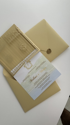 Convite Melissa e Victor - SC Convites e Gifts Personalizados