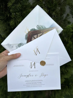 Convite Jennyfer e Hugo - SC Convites e Gifts Personalizados