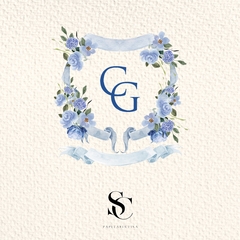 Monograma de Casamento CG