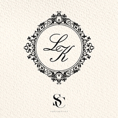 Monograma de Casamento LK