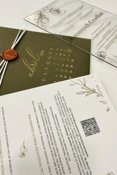 Convite Sammya e Croelhas - SC Convites e Gifts Personalizados