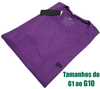 Camiseta Plus Size Hugo Blanc gola redonda Roxa 065
