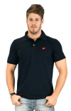 Camisa Polo Hugo Blanc Piquet Marinho 093