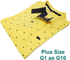 Camisa Polo Plus Size Hugo Blanc Oculos Amarelo 941