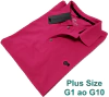 Camisa Polo Plus Size Hugo Blanc Pink 035