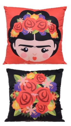 Frida Estilo Oriental - 34x34cm - comprar online