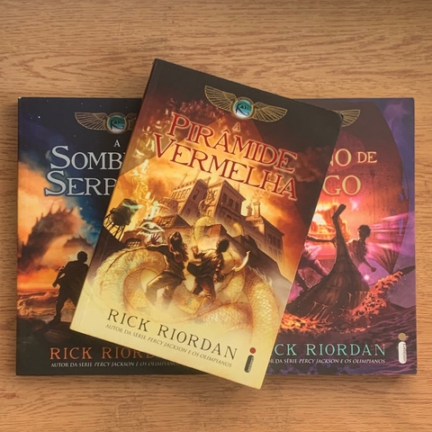 SÉRIE AS CRÔNICAS DE KANE - 3 VOLUMES - RICK RIORDAN