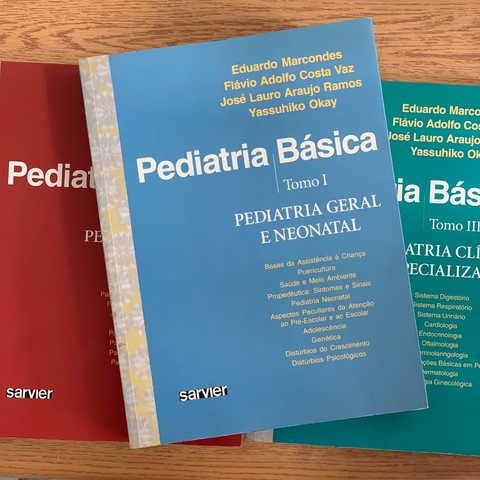 LIVRO PEDIATRIA BÁSICA - 3 VOLS - EDUARDO MARCONDES; OUTROS