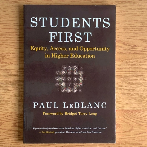 LIVRO STUDENTS FIRST - PAUL LEBLANC