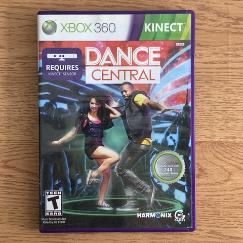 XBOX 360 DANCE CENTRAL KINECT
