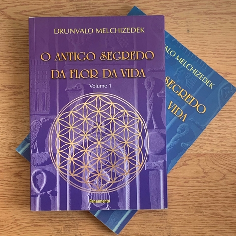 LIVRO O ANTIGO SEGREDO DA FLOR DA VIDA - 2 VOLUMES - DRUNVALO MELCHIZEDEK