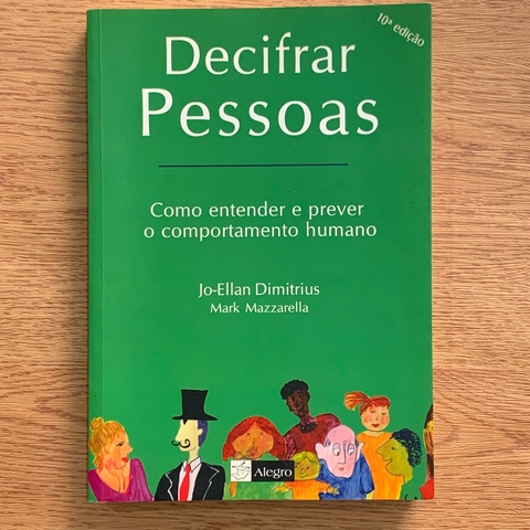 LIVRO DECIFRAR PESSOAS - JO ELLAN DIMITRIUS; MARK MAZZARELLA
