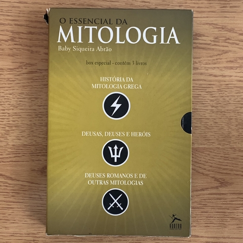 LIVRO O ESSENCIAL DA MITOLOGIA - BOX 3 LIVROS - BABY SIQUEIRA ABRÃO