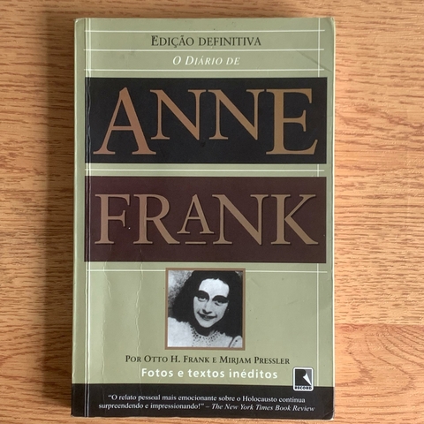 LIVRO O DIÁRIO DE ANNE FRANK - OTTO FRANK