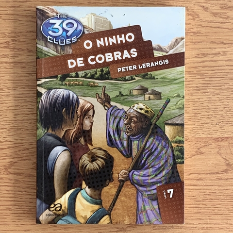 LIVRO O NINHO DE COBRAS - VOL 7 - SÉRIE THE CLUES - PETER LERANGIS