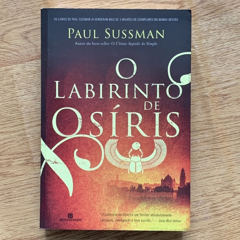 LIVRO O LABIRINTO DE OSÍRIS - PAUL SUSSMAN