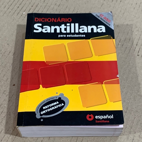 LIVRO DICIONÁRIO SANTILLANA PARA ESTUDANTES ESPANHOL PORTUGUÊS - 2ª EDIÇÃO