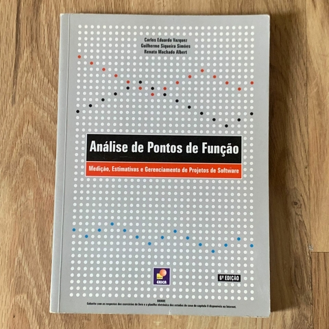 LIVRO ANÁLISE DE PONTOS DE FUNÇÃO - CARLOS EDUARDO VAZQUEZ