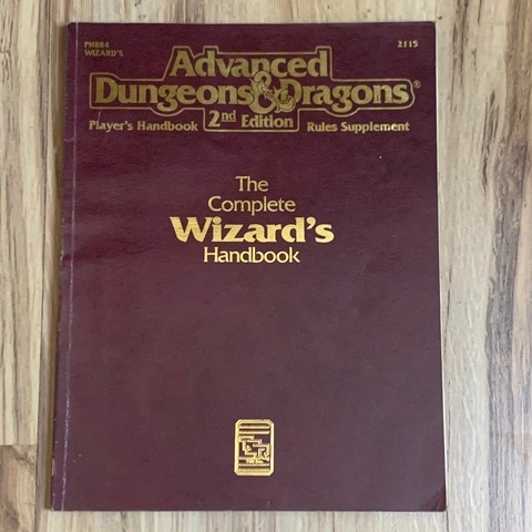 LIVRO THE COMPLETE WIZARDS HANDBOOK - ADVANCED DUNGEONS E DRAGONS