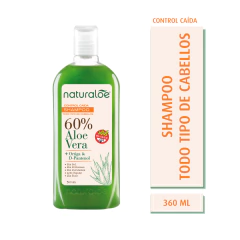 NATURALOE SHAMPOO SIN TACC -CONTROL CAIDA TODO TIPO CABELLOS x 360ml - comprar online