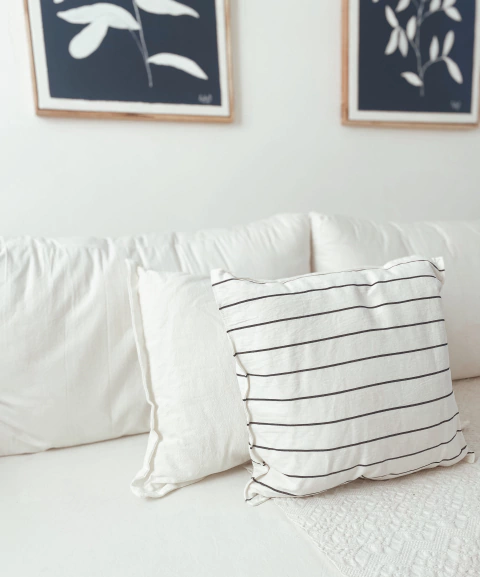 Almohadon 45x45 Rayado - De Pies A Cabeza