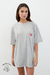 REMERA HEART GRIS