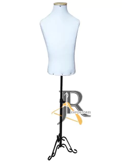 Busto Forrado Infantil Bege com Pedestal Retro Preto | Unidade