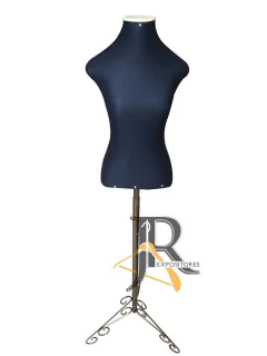 Busto Forrado Feminino Preto com Pedestal Ouro Velho | Unidade