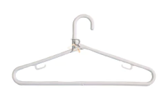 Cabide Tradicional Fixo Grosso Branco | Caixa com 204 Unidades - comprar online