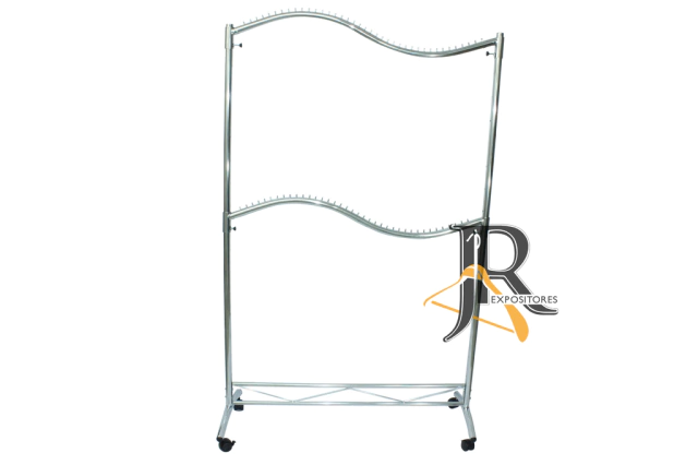 Arara "S" 2 Andares com Pino Cromada de 1,20mt