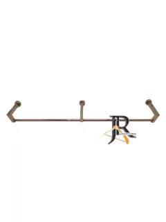 ARARA DE PAREDE EM "L" QUADRADA IMPORTADA ROSE GOLD