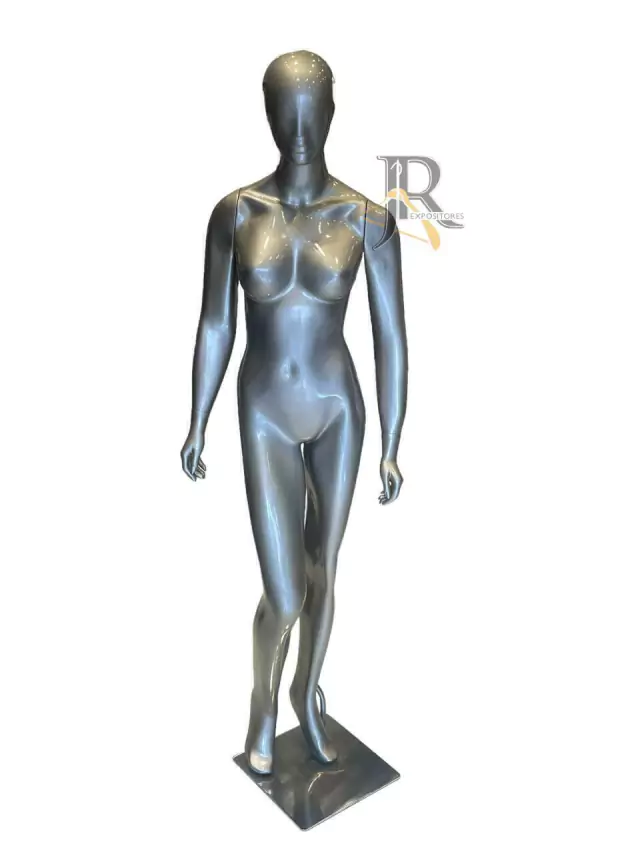 Manequim Feminino de Fibra savana brilhante cabeça chinezinha