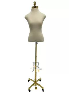BUSTO FORRADO FEMININO BEGE COM PEDESTAL IMPORTADO
