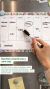Duo Planners mensual y semanal medianos Floribunda - comprar online