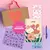 Set con Agenda 2026 Docente Flores Beige - comprar online