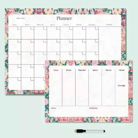 Set Planificadora Serial Imantado Floribunda - comprar online