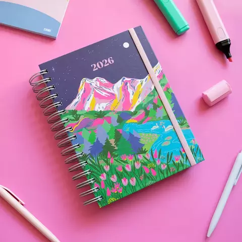 Agenda Universitaria A5 Valle encantado - comprar online
