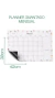 Set Planner mensual grande + Planner semanal mediano Botanic Love + 8 marcadores - Chimi. Condimentá tu hogar