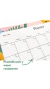 Planner Imantado Flores Pastel GRANDE - tienda online