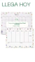Set Planner mensual grande + Planner semanal mediano Botanic Love + 8 marcadores - tienda online