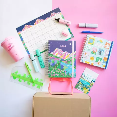 Box Valle encantado mood con agenda A5 100% productividad - comprar online